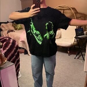 Future & Metro Tour Graphic T-Shirt - Black and Green